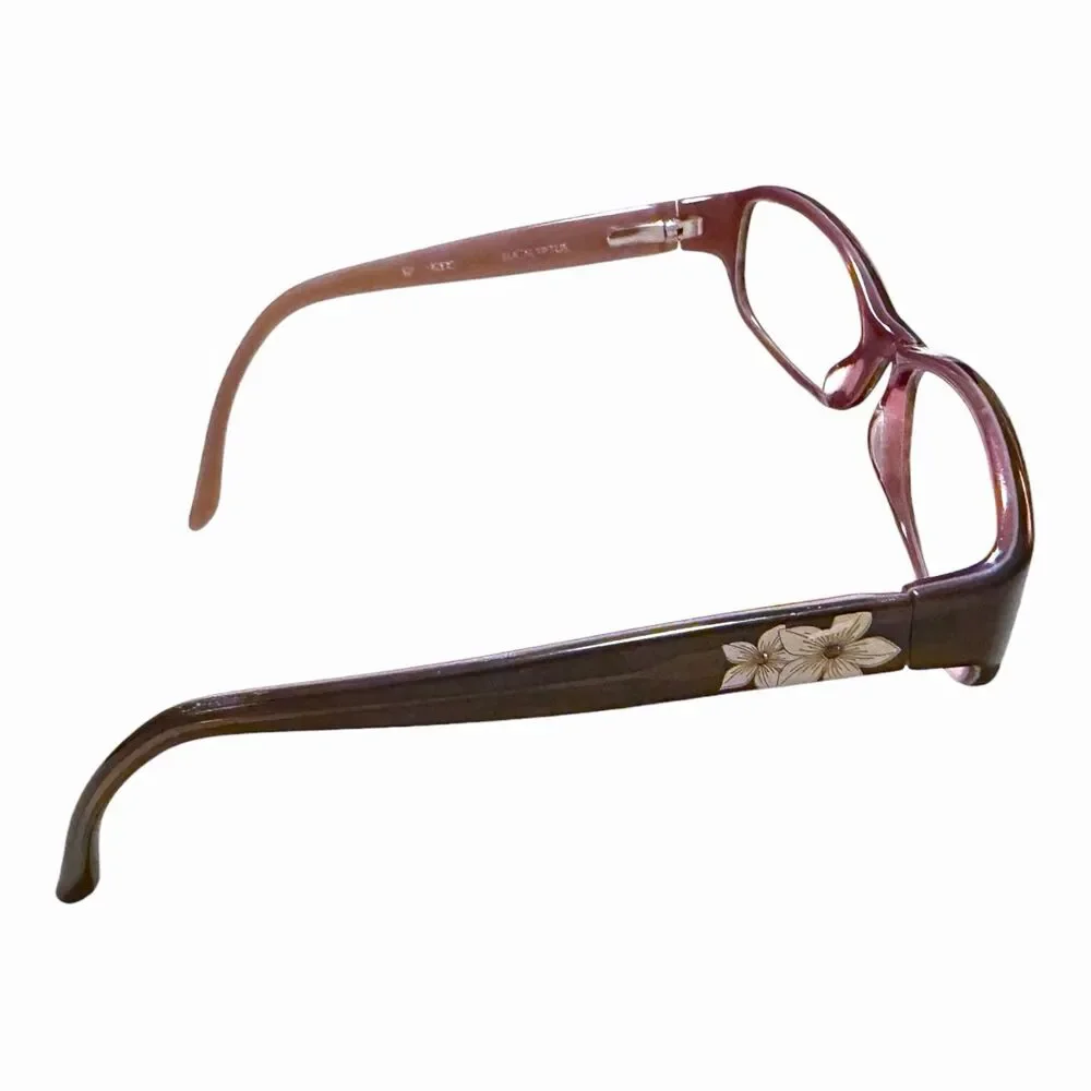 Karen Kane Eucalyptus Eyeglasses Frame Women's Brown Full Rim 53-16-135